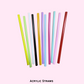 Acrylic Colored Straw